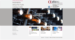 Desktop Screenshot of alfatec.es