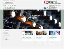 Tablet Screenshot of alfatec.es