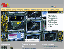 Tablet Screenshot of alfatec.com.br